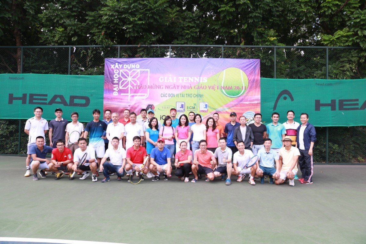 Giải Tennis Trường Đại học Xây dựng năm 2019