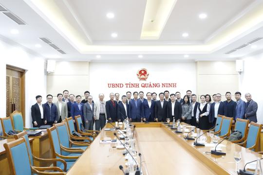 TRAO ĐỔI, LÀM VIỆC GIỮA TRƯỜNG ĐẠI HỌC XÂY DỰNG HÀ NỘI VỚI UBND TỈNH QUẢNG NINH