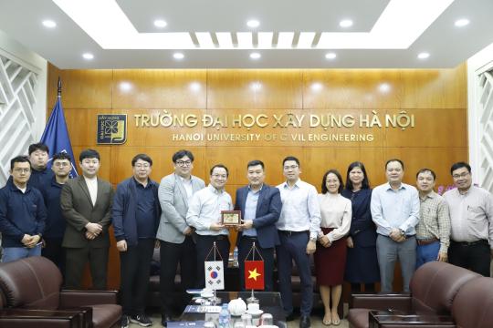 TIẾP ĐÓN VÀ LÀM VIỆC VỚI ĐOÀN CÔNG TÁC TRƯỜNG ĐẠI HỌC SEJONG, HÀN QUỐC